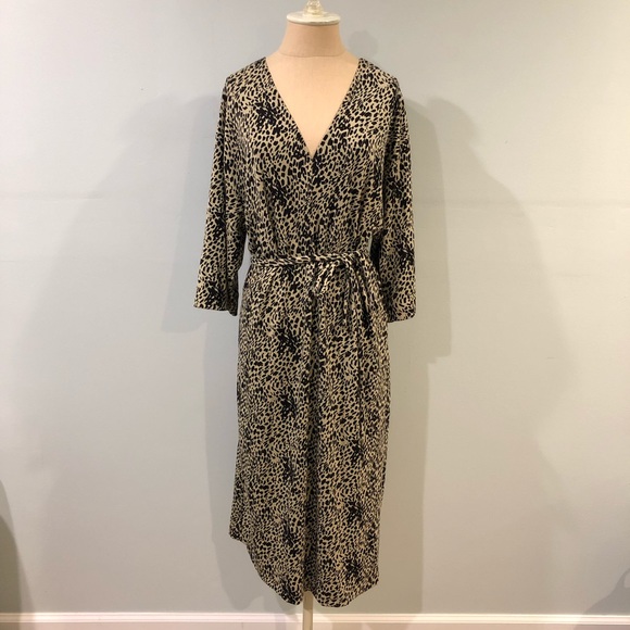 Zara Animal Print Dress - Picture 1 of 5